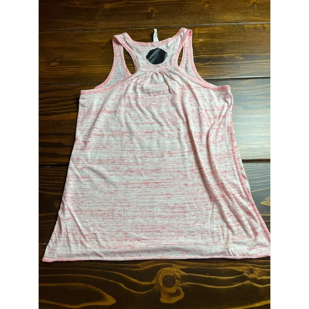 Bella + Canvas Shirt, Women's Size Medium, Pink, Sleeveless, NAMASTE - Picture 2 of 9